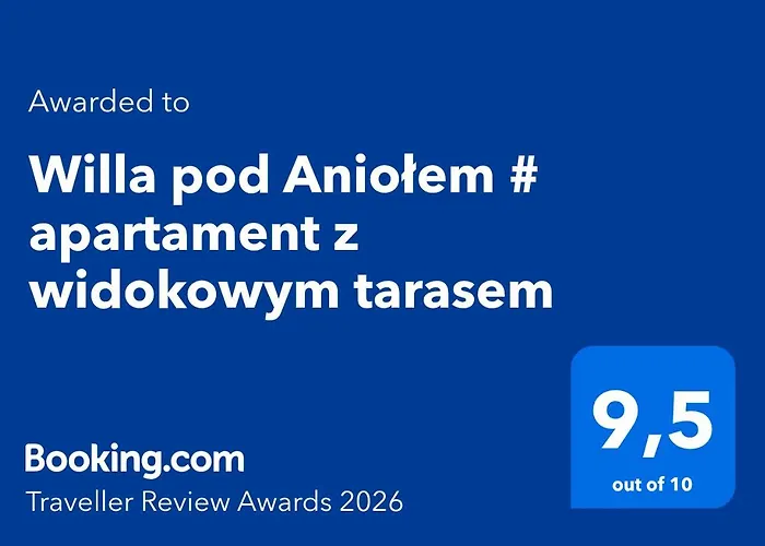 Willa pod Aniołem # apartament z widokowym tarasem Szczawnica